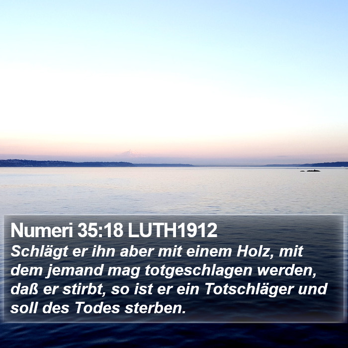 Numeri 35:18 LUTH1912 Bible Study