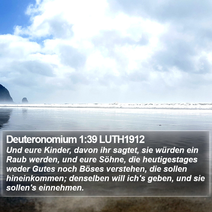 Deuteronomium 1:39 LUTH1912 Bible Study