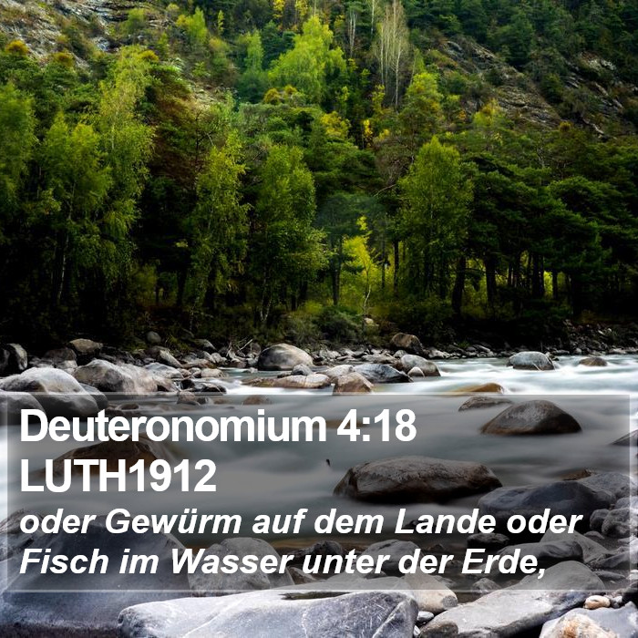 Deuteronomium 4:18 LUTH1912 Bible Study