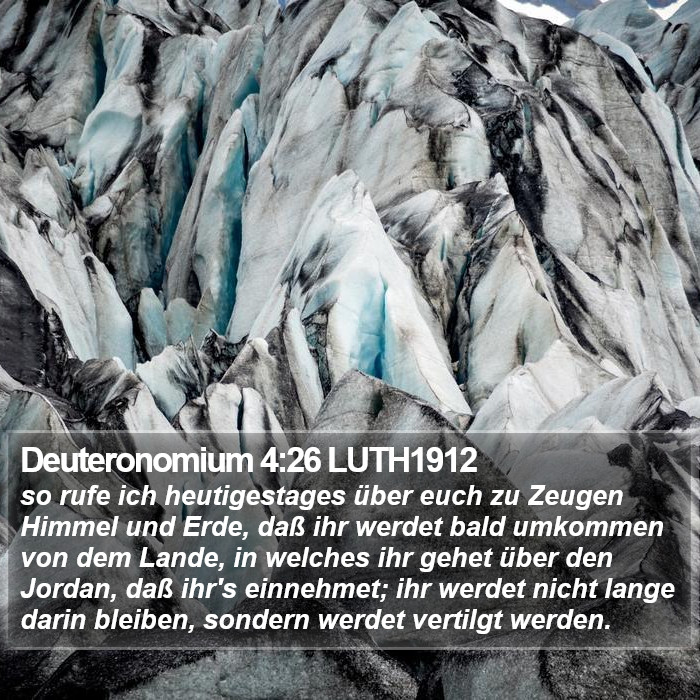 Deuteronomium 4:26 LUTH1912 Bible Study