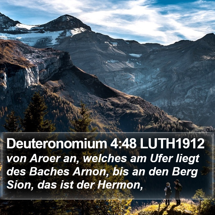 Deuteronomium 4:48 LUTH1912 Bible Study