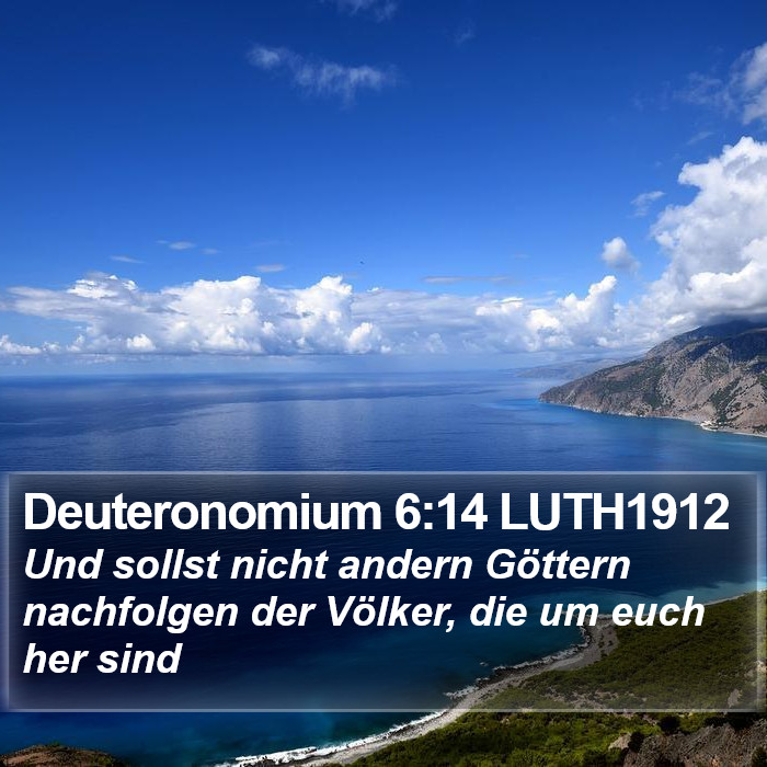 Deuteronomium 6:14 LUTH1912 Bible Study