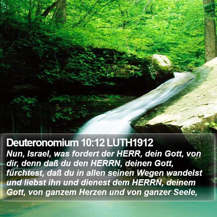 Deuteronomium 10:12 LUTH1912 Bible Study