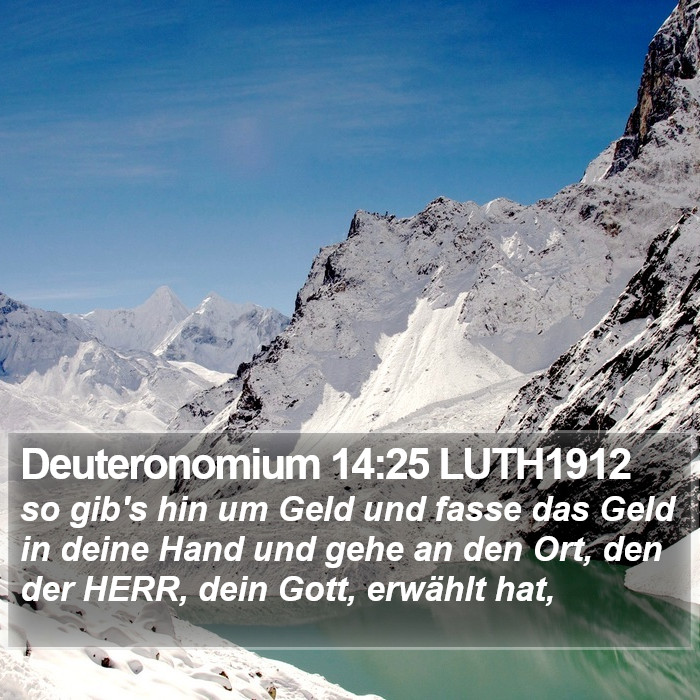Deuteronomium 14:25 LUTH1912 Bible Study