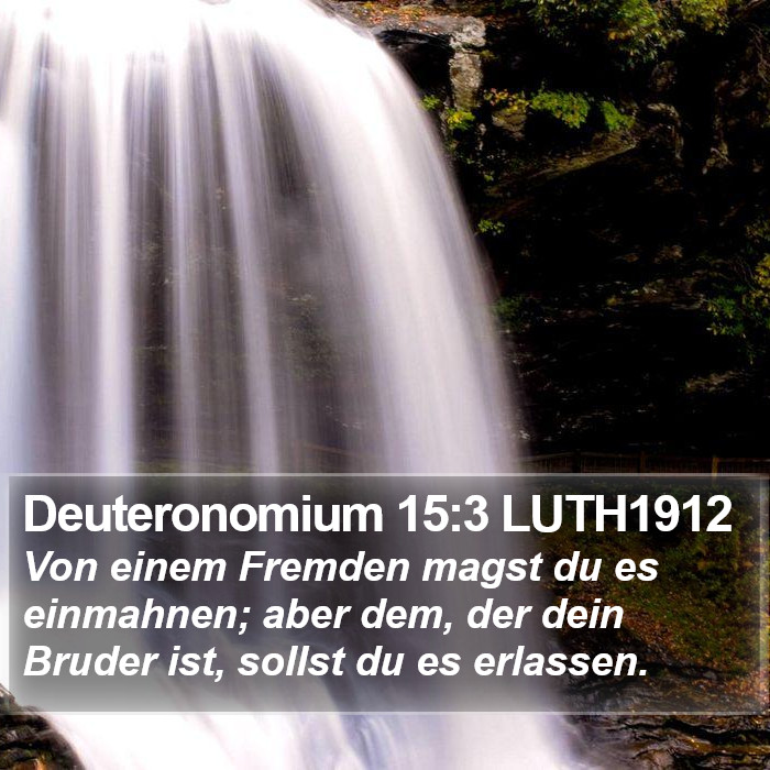 Deuteronomium 15:3 LUTH1912 Bible Study