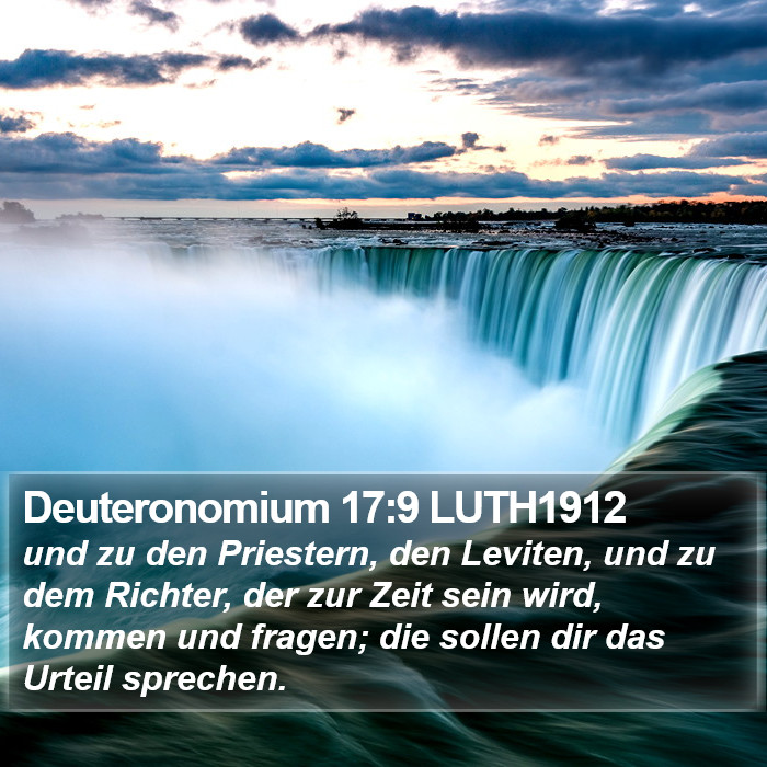 Deuteronomium 17:9 LUTH1912 Bible Study