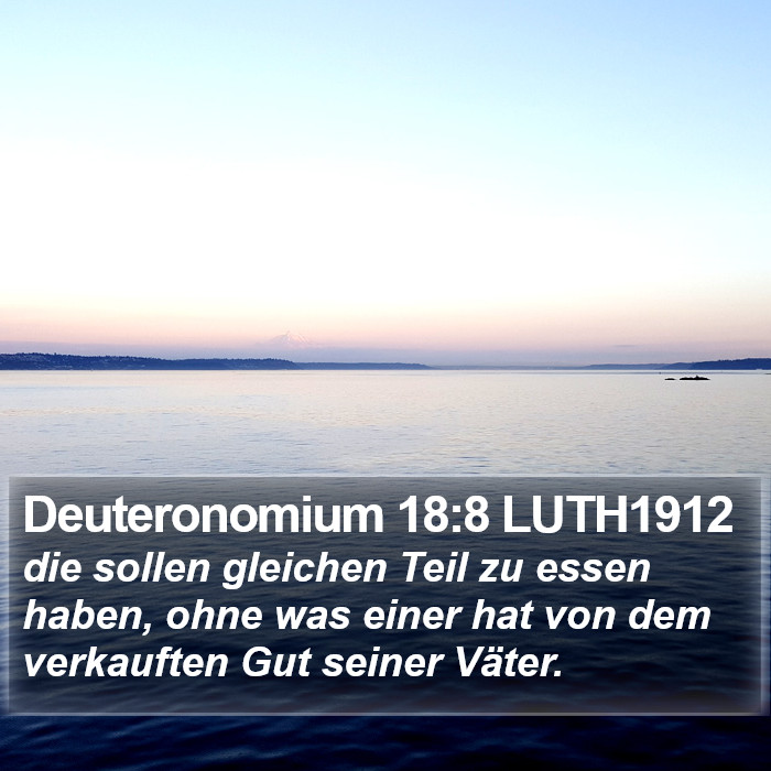 Deuteronomium 18:8 LUTH1912 Bible Study
