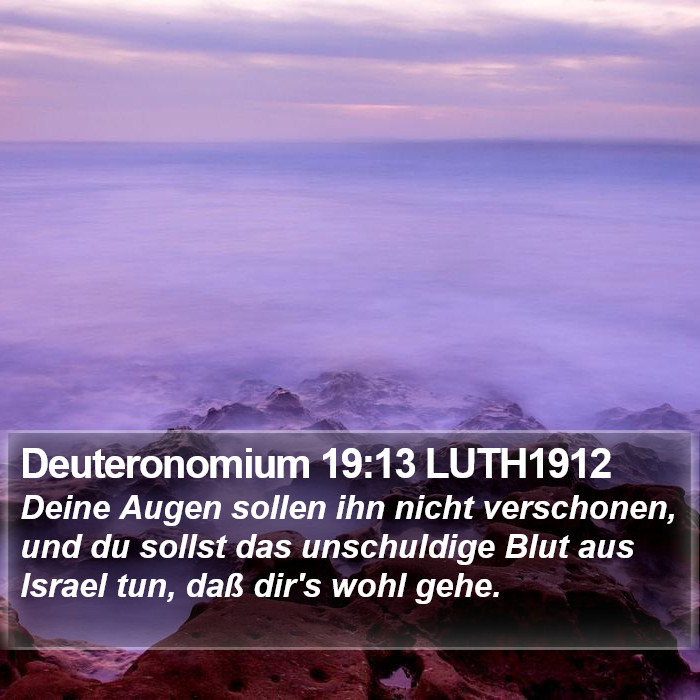 Deuteronomium 19:13 LUTH1912 Bible Study