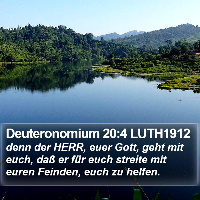 Deuteronomium 20:4 LUTH1912 Bible Study