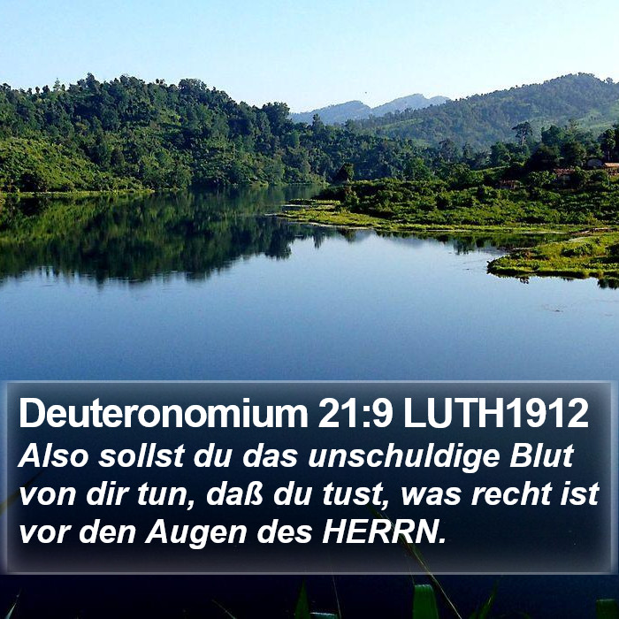 Deuteronomium 21:9 LUTH1912 Bible Study