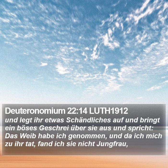 Deuteronomium 22:14 LUTH1912 Bible Study
