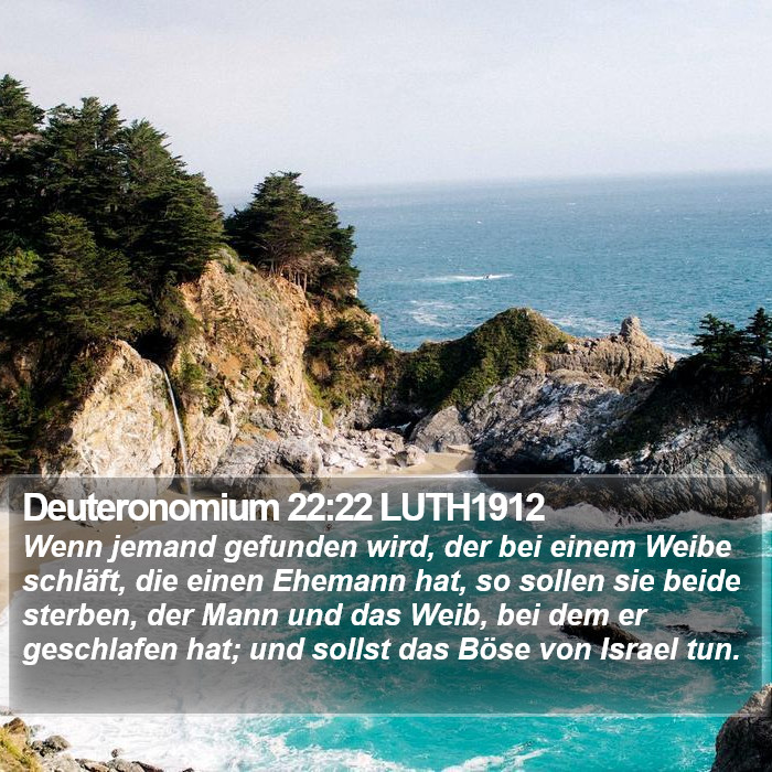 Deuteronomium 22:22 LUTH1912 Bible Study