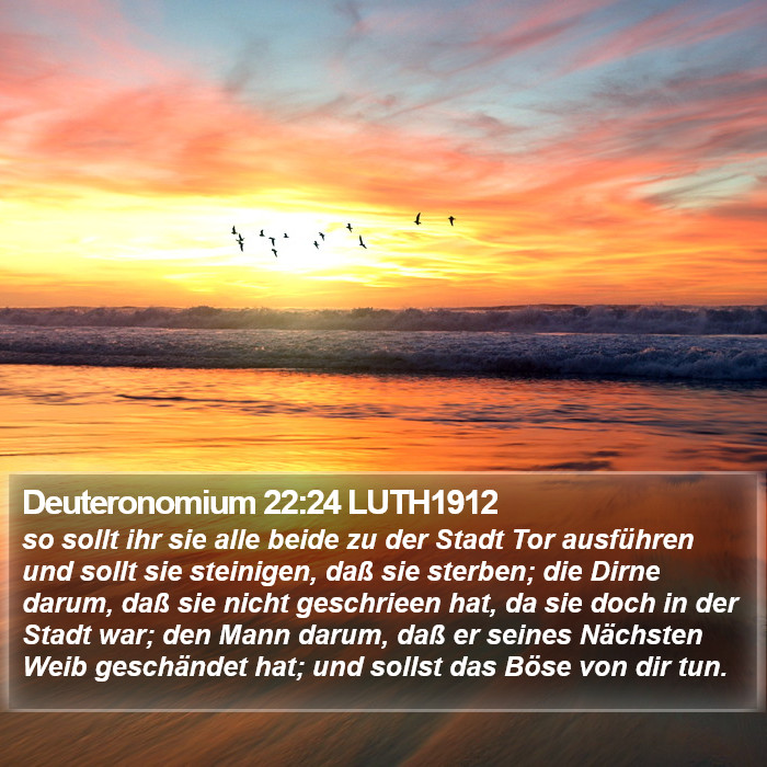 Deuteronomium 22:24 LUTH1912 Bible Study