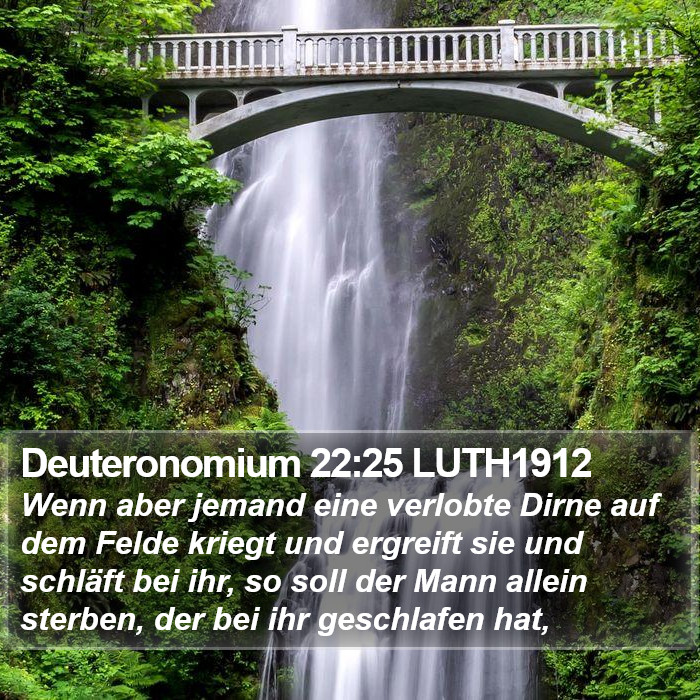 Deuteronomium 22:25 LUTH1912 Bible Study