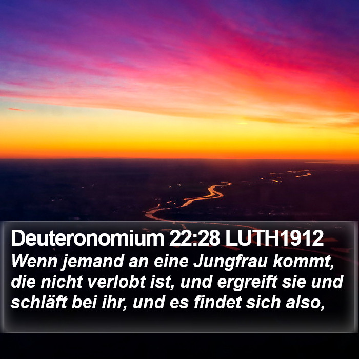 Deuteronomium 22:28 LUTH1912 Bible Study