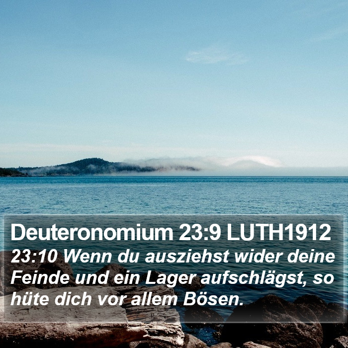 Deuteronomium 23:9 LUTH1912 Bible Study