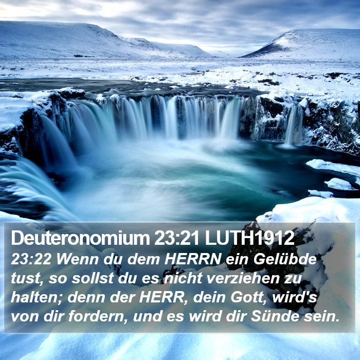 Deuteronomium 23:21 LUTH1912 Bible Study