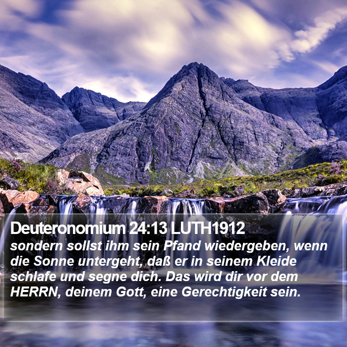 Deuteronomium 24:13 LUTH1912 Bible Study
