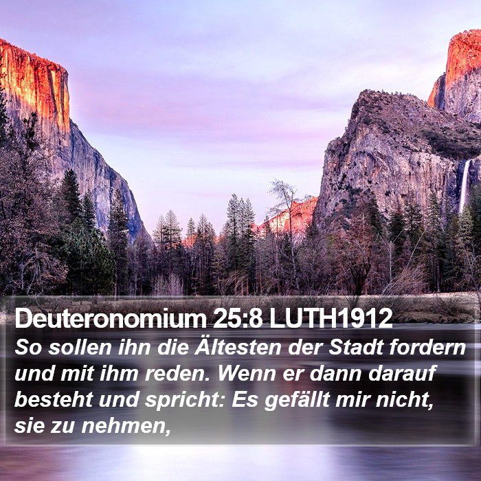 Deuteronomium 25:8 LUTH1912 Bible Study