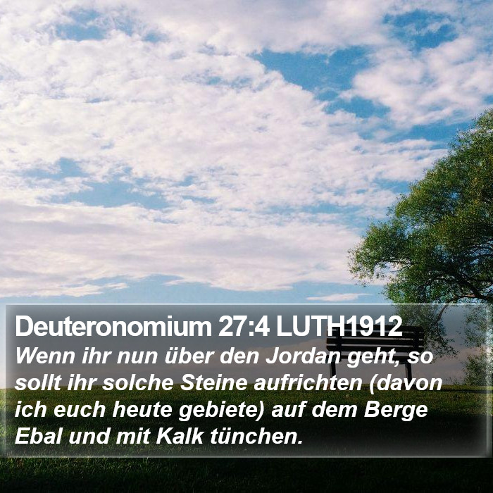 Deuteronomium 27:4 LUTH1912 Bible Study