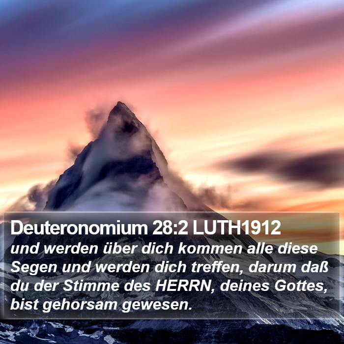 Deuteronomium 28:2 LUTH1912 Bible Study