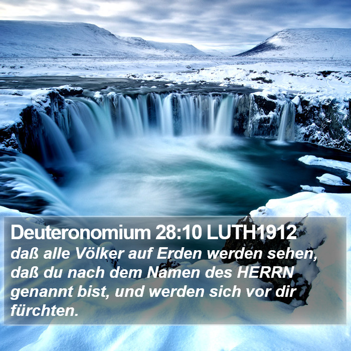 Deuteronomium 28:10 LUTH1912 Bible Study