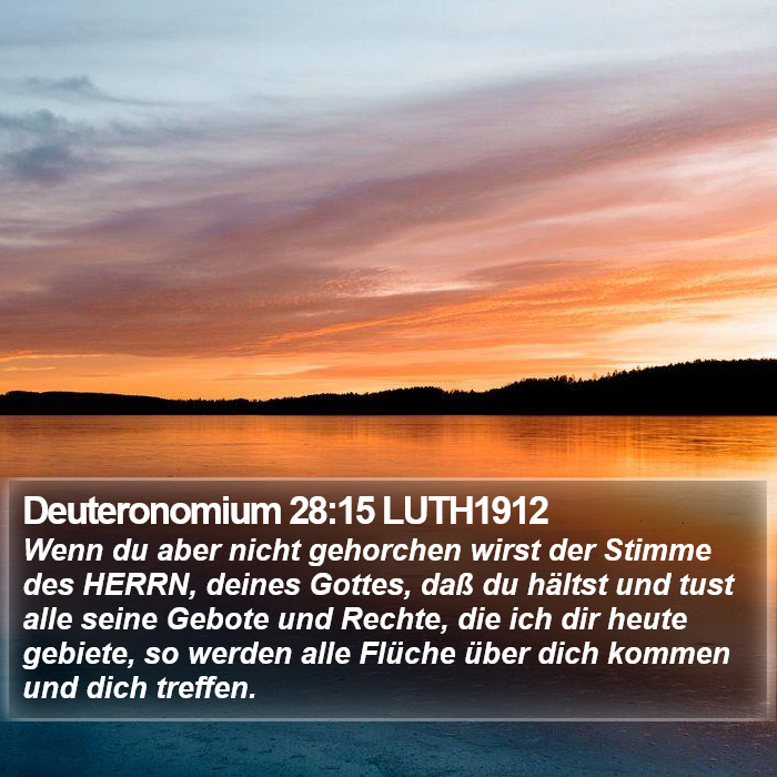 Deuteronomium 28:15 LUTH1912 Bible Study