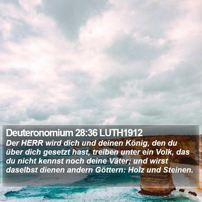 Deuteronomium 28:36 LUTH1912 Bible Study