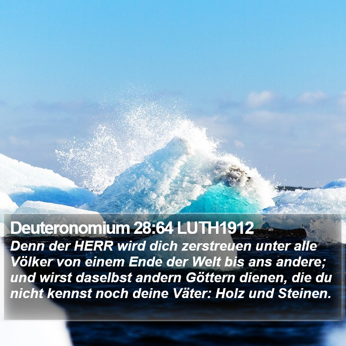 Deuteronomium 28:64 LUTH1912 Bible Study
