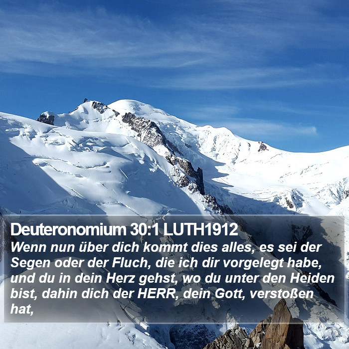 Deuteronomium 30:1 LUTH1912 Bible Study