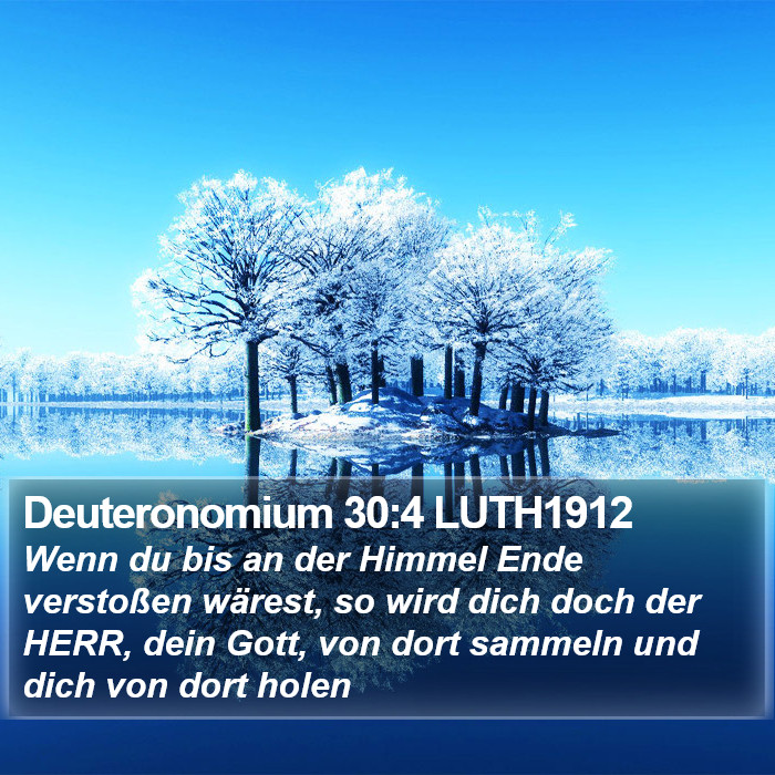 Deuteronomium 30:4 LUTH1912 Bible Study