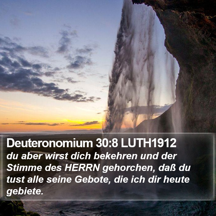 Deuteronomium 30:8 LUTH1912 Bible Study