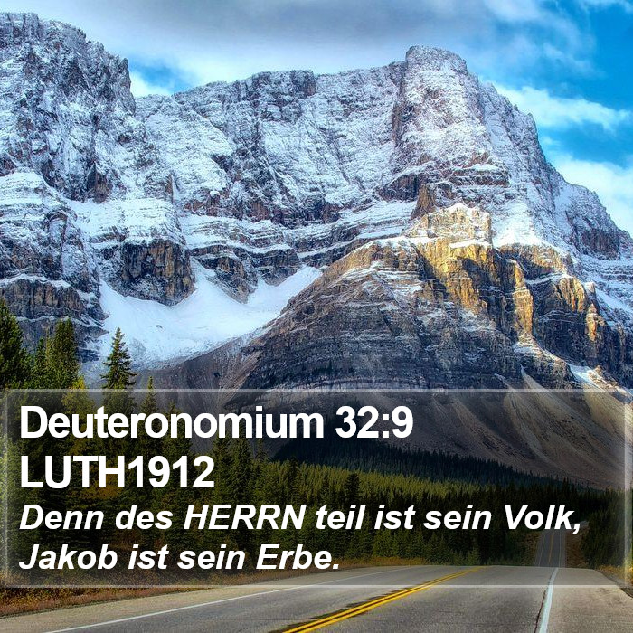 Deuteronomium 32:9 LUTH1912 Bible Study