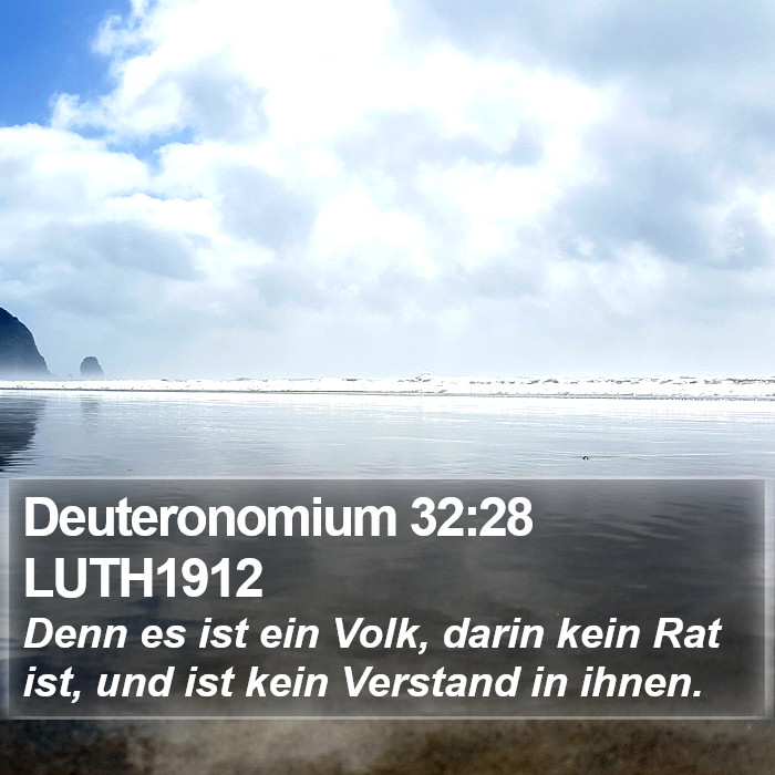 Deuteronomium 32:28 LUTH1912 Bible Study