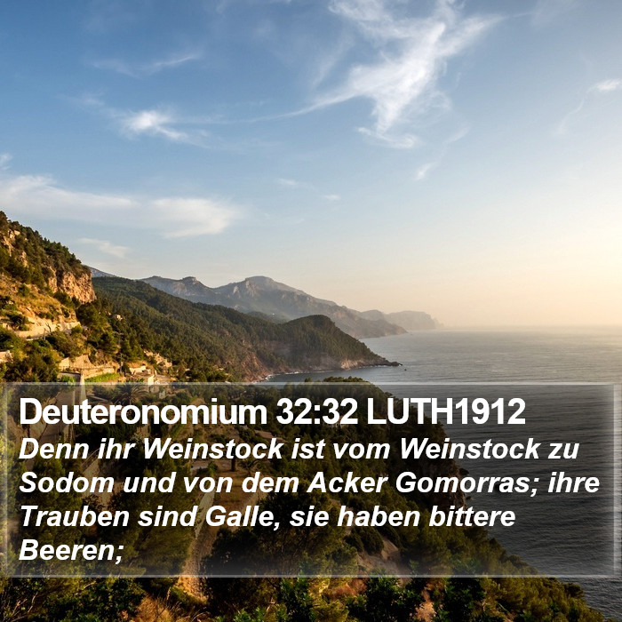 Deuteronomium 32:32 LUTH1912 Bible Study