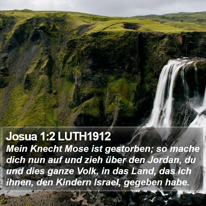 Josua 1:2 LUTH1912 Bible Study