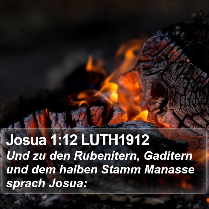 Josua 1:12 LUTH1912 Bible Study