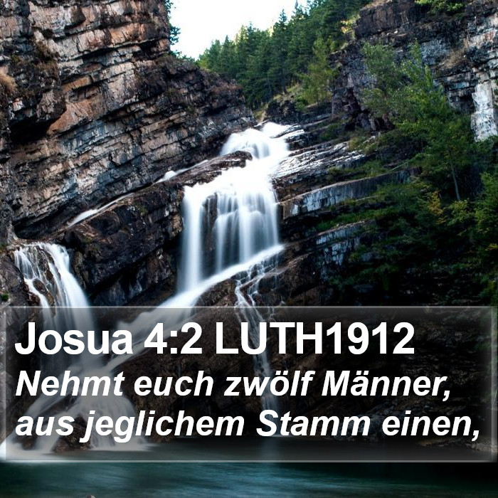 Josua 4:2 LUTH1912 Bible Study