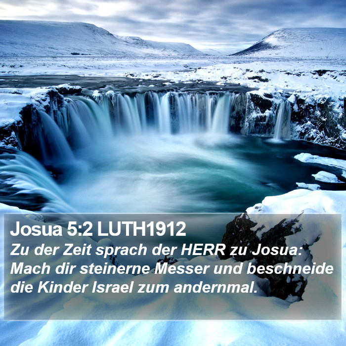 Josua 5:2 LUTH1912 Bible Study