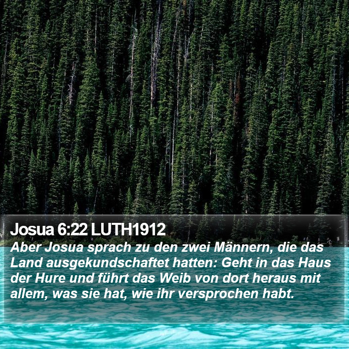 Josua 6:22 LUTH1912 Bible Study