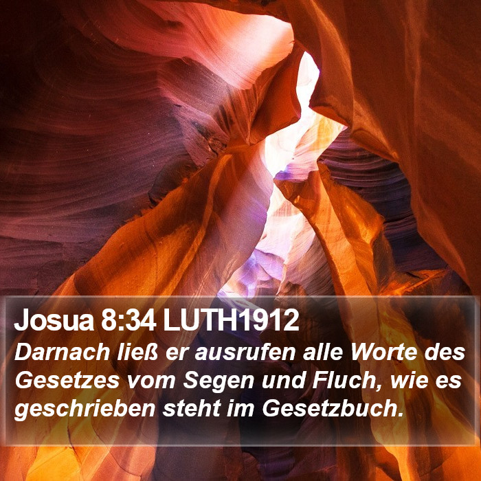 Josua 8:34 LUTH1912 Bible Study