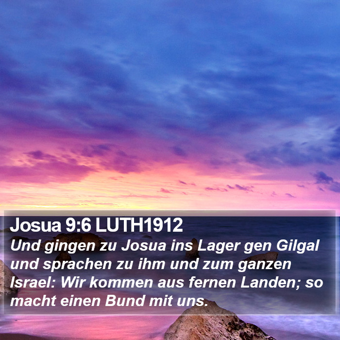 Josua 9:6 LUTH1912 Bible Study