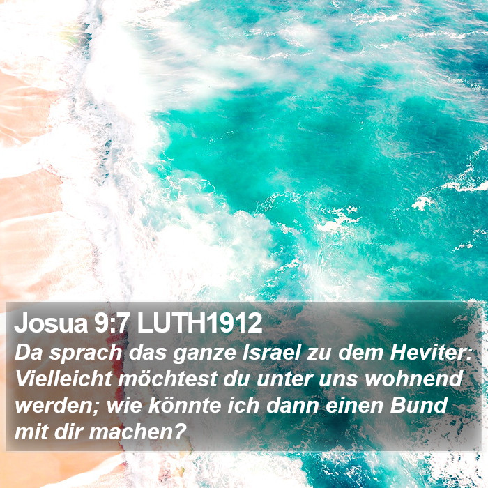 Josua 9:7 LUTH1912 Bible Study