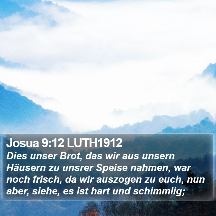 Josua 9:12 LUTH1912 Bible Study