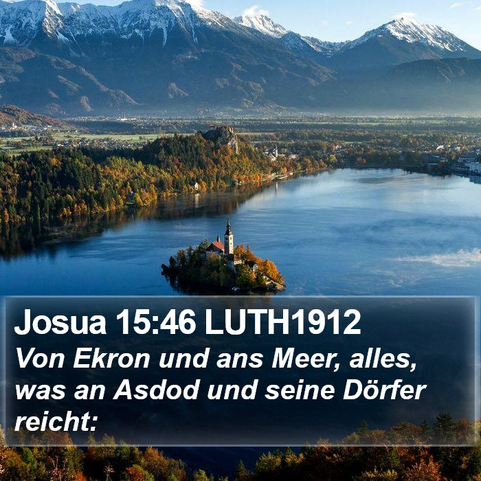 Josua 15:46 LUTH1912 Bible Study