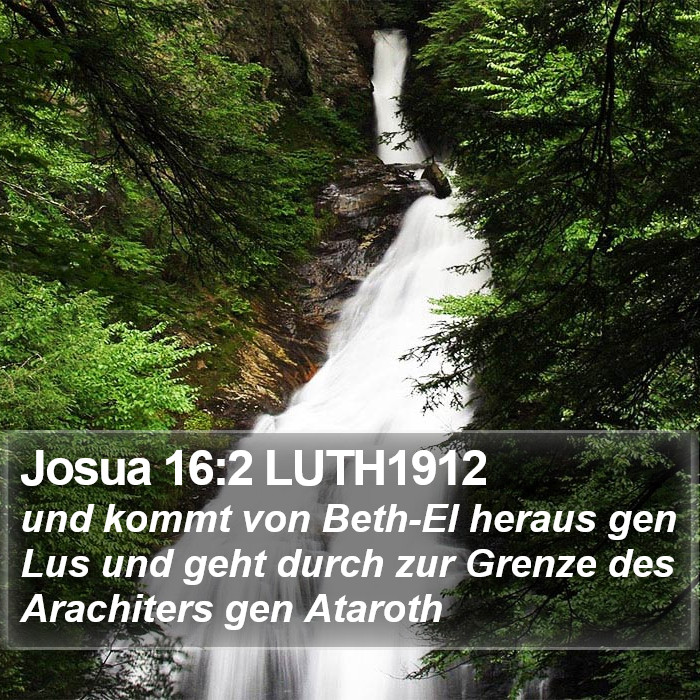 Josua 16:2 LUTH1912 Bible Study