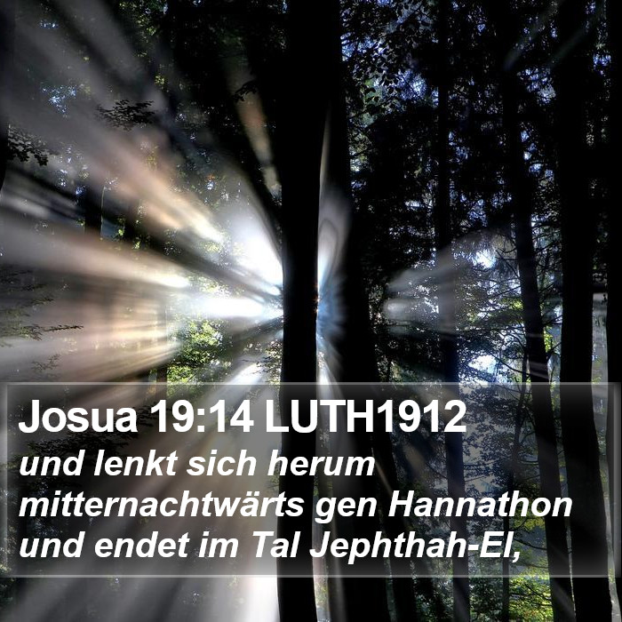 Josua 19:14 LUTH1912 Bible Study