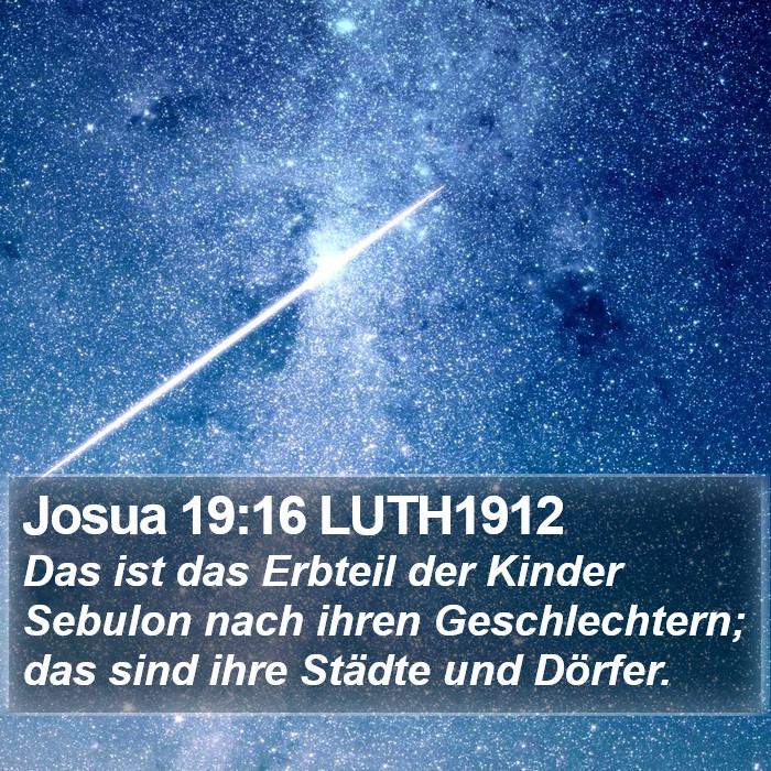 Josua 19:16 LUTH1912 Bible Study