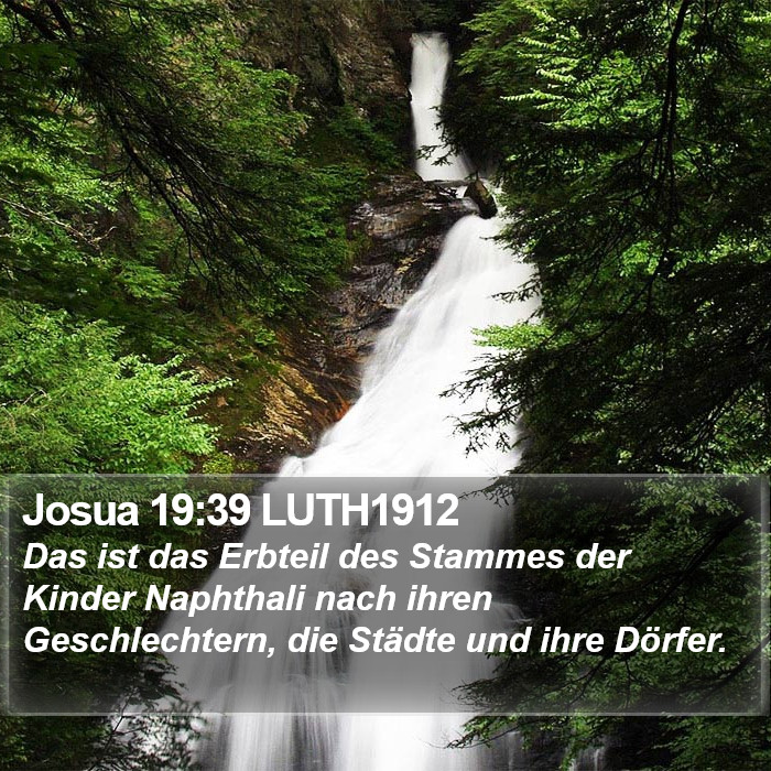 Josua 19:39 LUTH1912 Bible Study