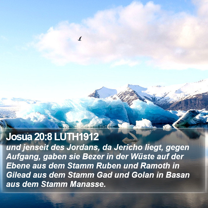 Josua 20:8 LUTH1912 Bible Study